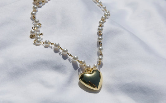 Pearl Heart Necklace